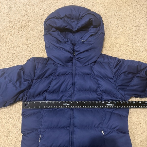 Patagonia Women’s 80% Goosedown Puffer Jacket Size Small Navy Blue - Picture 8 of 13